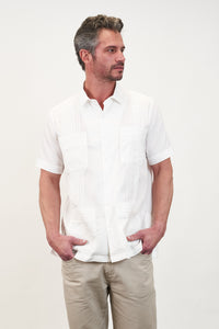 Havana Hemingway Guayabera - White