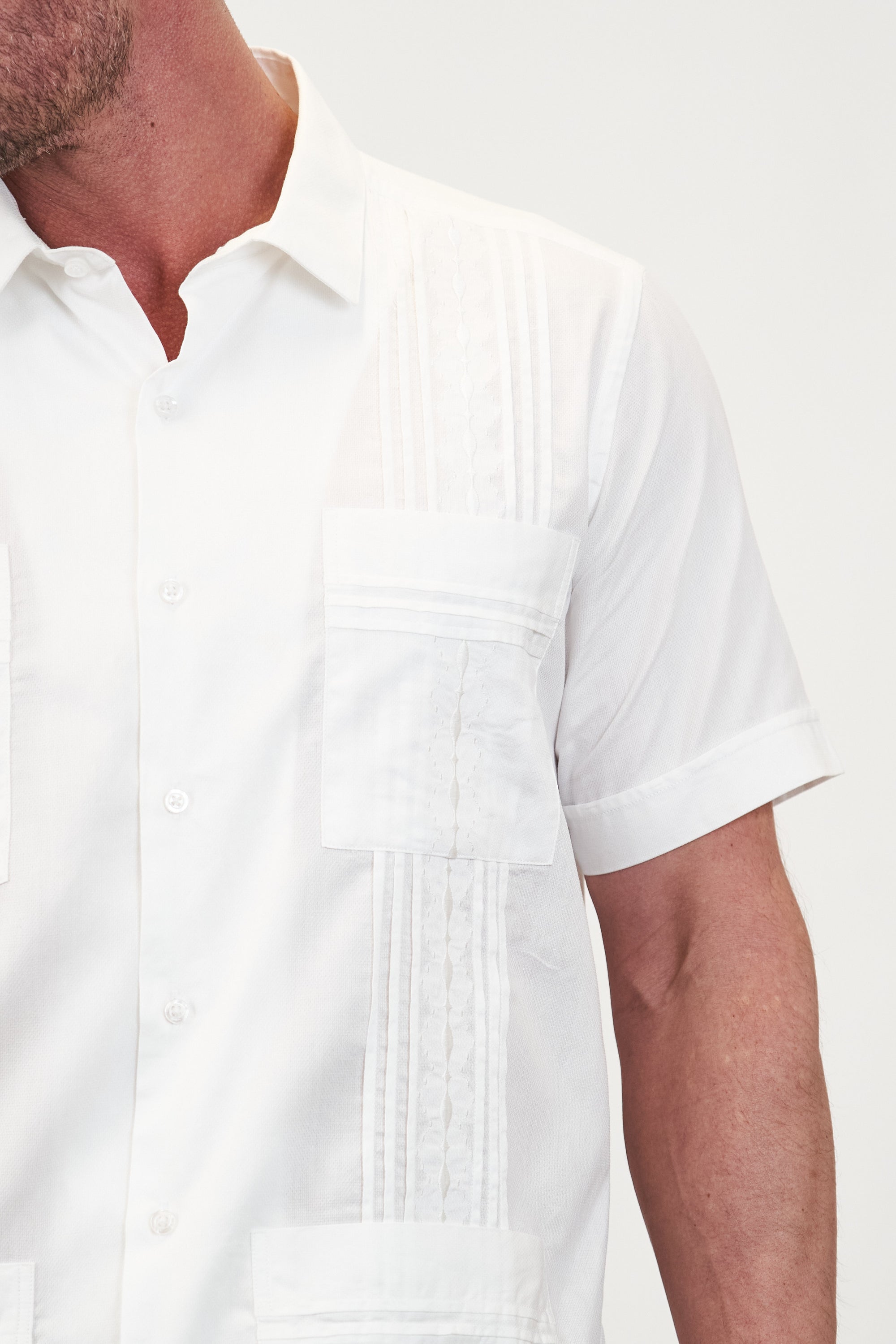 Havana Hemingway Guayabera - White